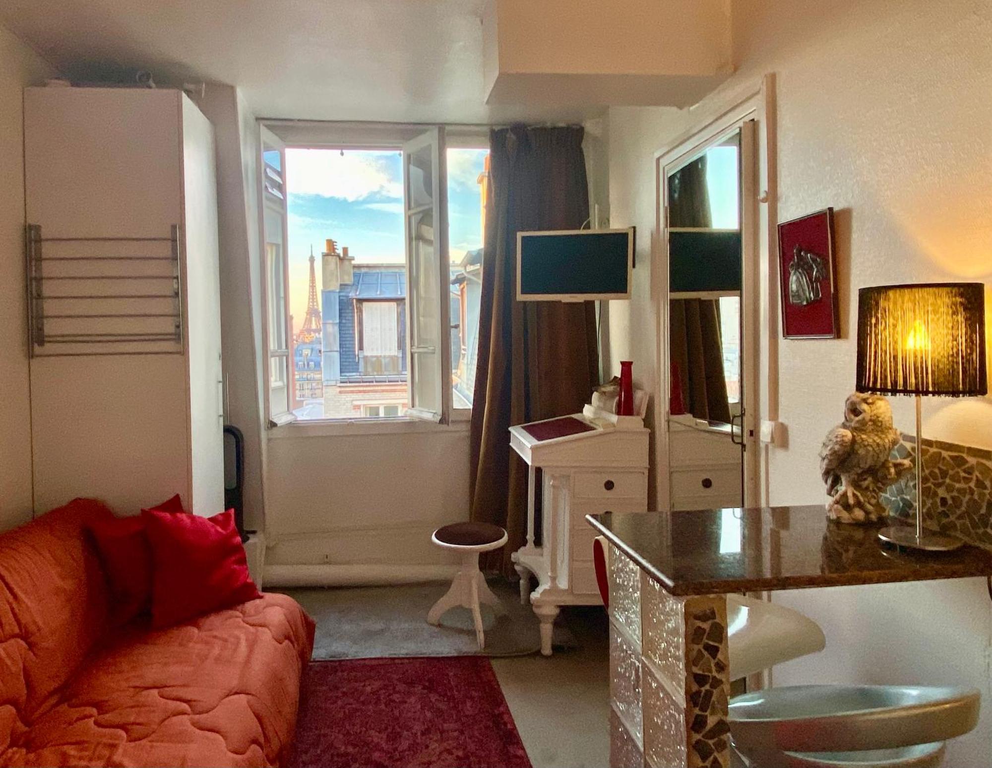 Studio Chic Paris Tour Eiffel Near Eiffel Tower 7Th Floor Esterno foto